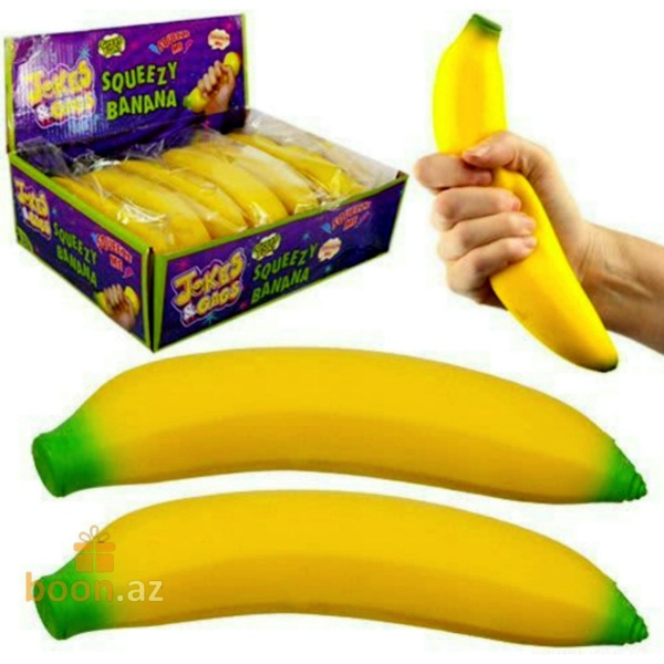 Игрушка антистресс "Банан" Squishy banan
